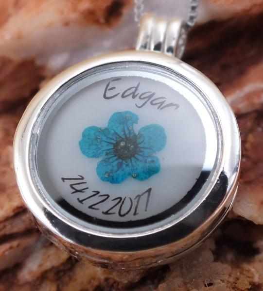 Medaillon "Mutterherz" 20mm 925er Sterling Silber