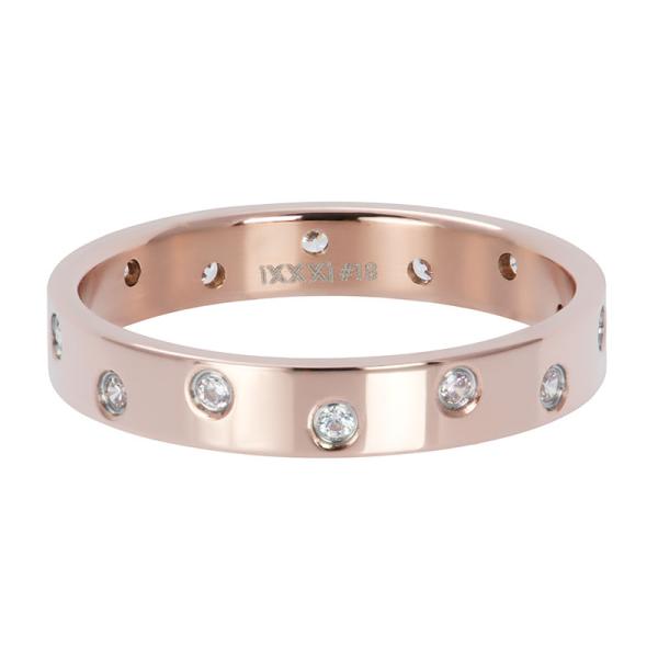 Füllring Zirconia 14 Stones Crystal 4mm